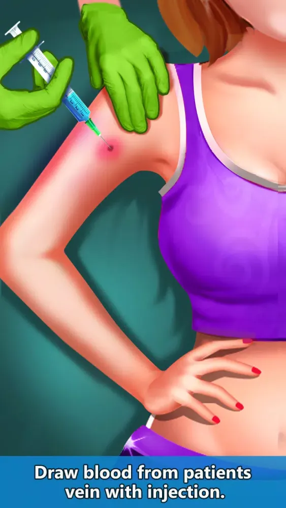 Injection Hospital Doctor Game Ekran Görüntüleri