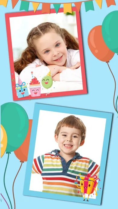 Скриншоты New born and birthday photo frames