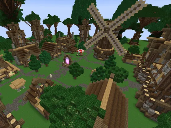 Mine Block: Planet Craft 3D iPad  Screenshots
