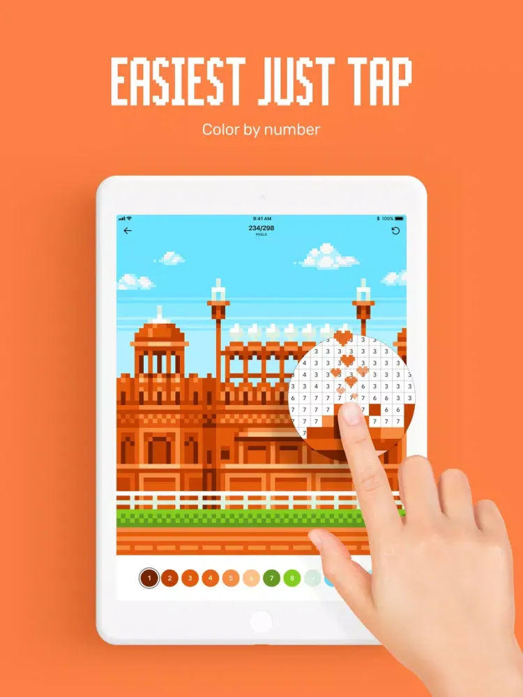 7Colors - Pixel Art Coloring iPad  スクリーンショット