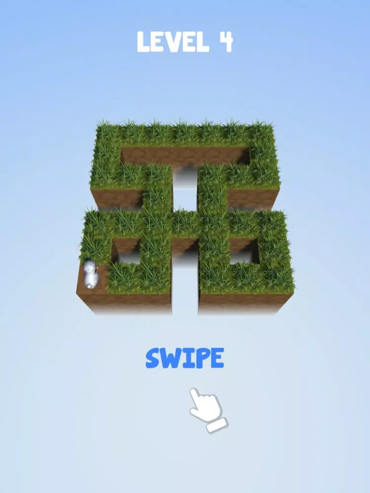 Tangkapan skrin Grass Cutter - Maze Garden iPad 