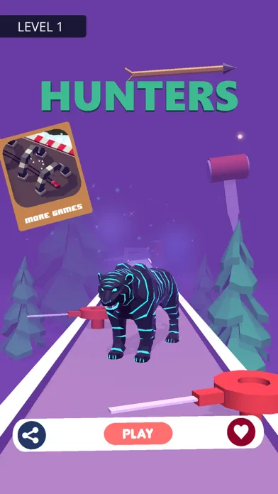 Captures d'écran de JOIN HUNTERS – CROWD RUNNER 3D