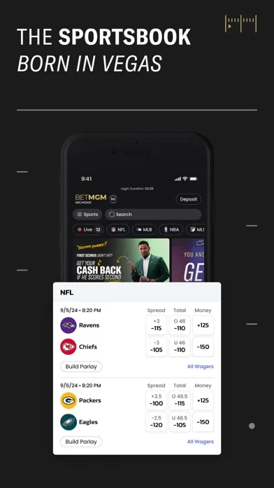 Captures d'écran de BetMGM - Online Sports Betting