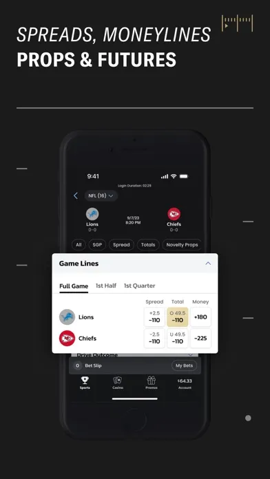 Captures d'écran de BetMGM - Online Sports Betting