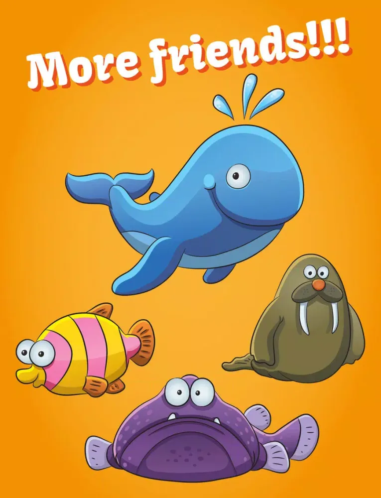 Dory finding new friends for kids iPad  سکرین شاٹس
