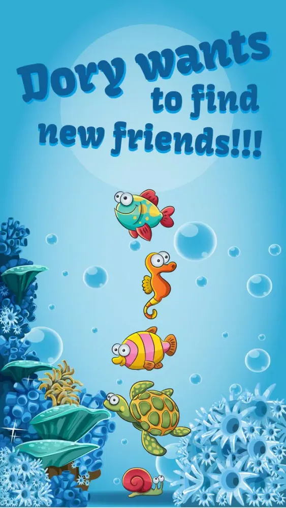 Dory finding new friends for kids سکرین شاٹس