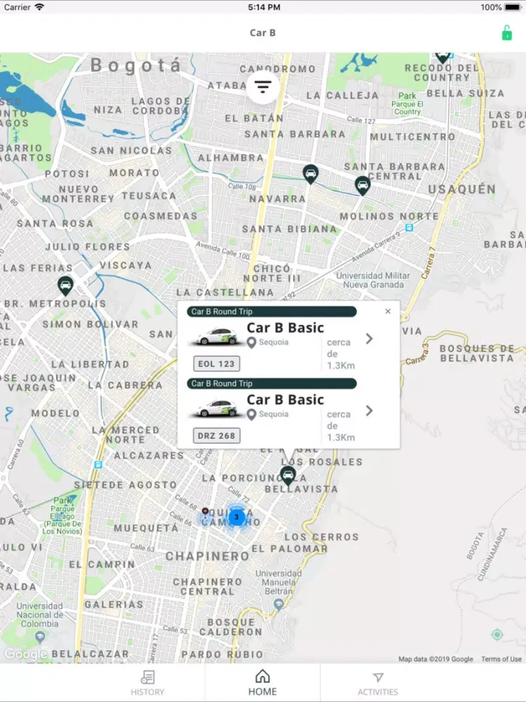تصاویر Car B Car Sharing iPad 