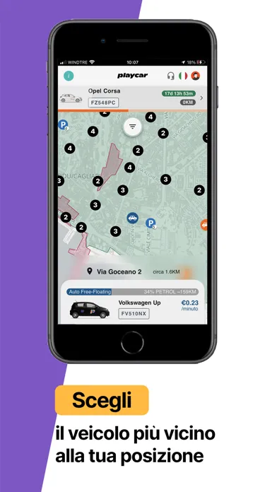 Playcar Car Sharing سکرین شاٹس