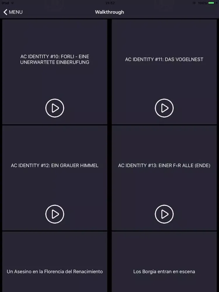 Walkthrough For Assassin’s Creed Identity iPad  Screenshots