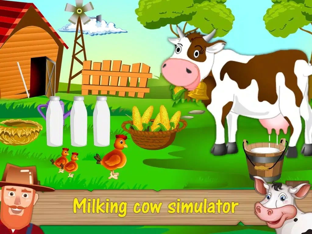 Ảnh chụp màn hình của Cow Farm - Farming Games
