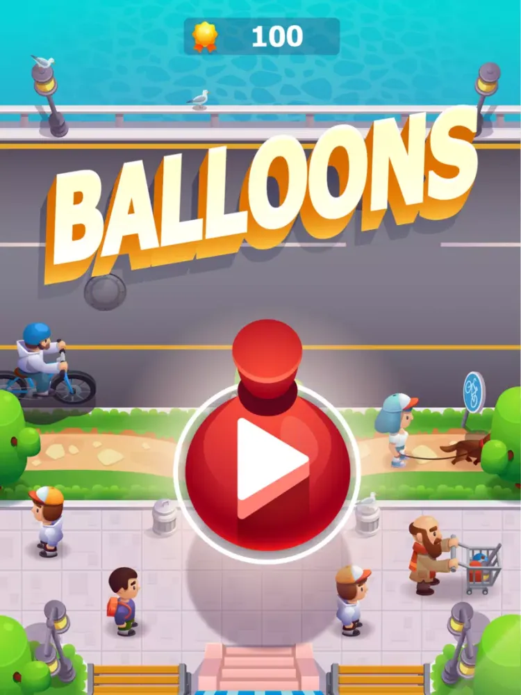 Captures d'écran de Baloons iPad 