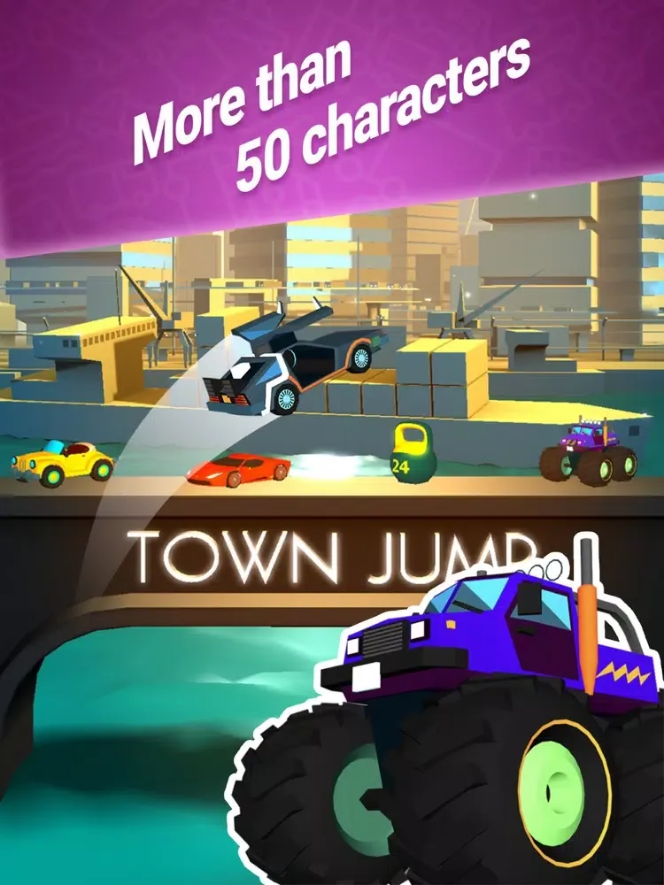 Town Jump: Journey to the Moon iPad  Screenshots