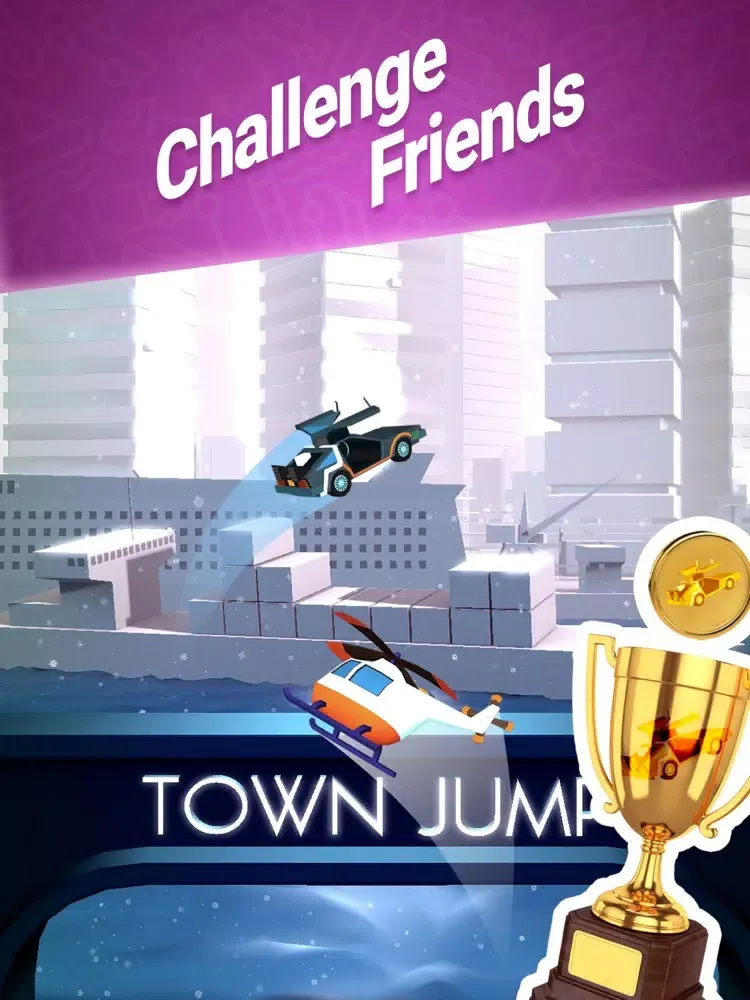 Town Jump: Journey to the Moon iPad  Screenshots