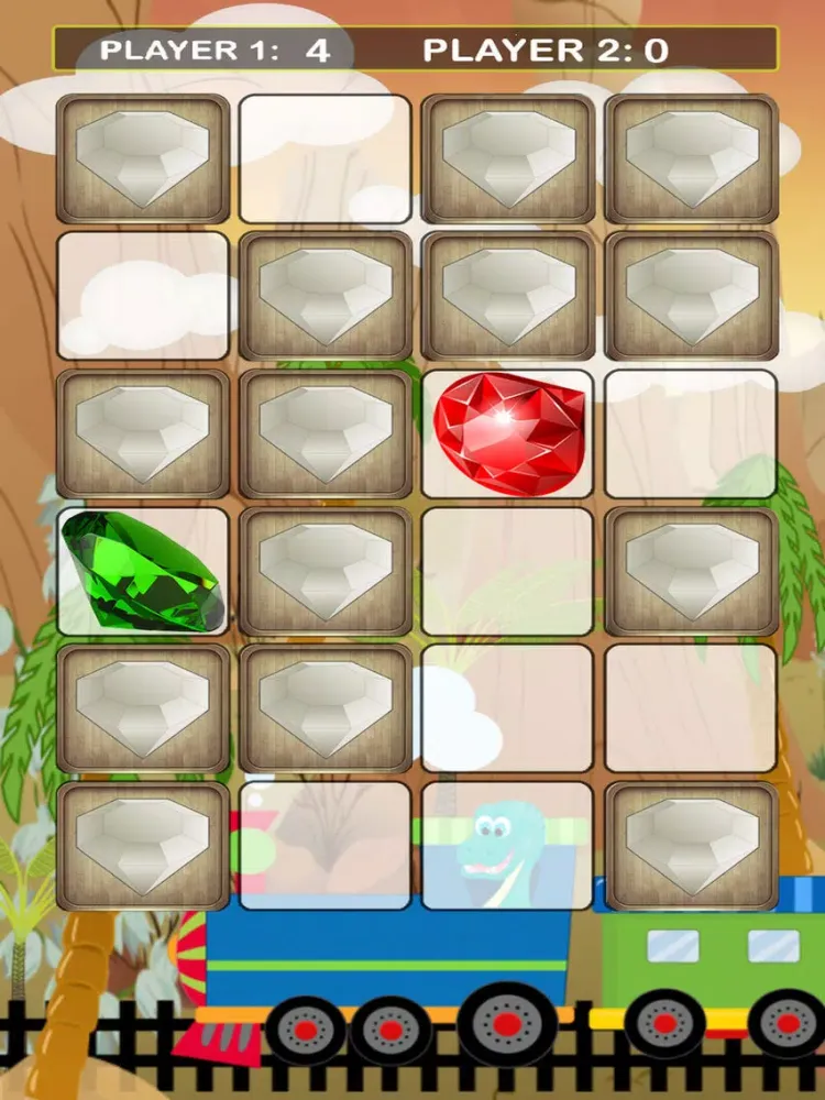 Tangkapan skrin Dino Train Match Up Game iPad 