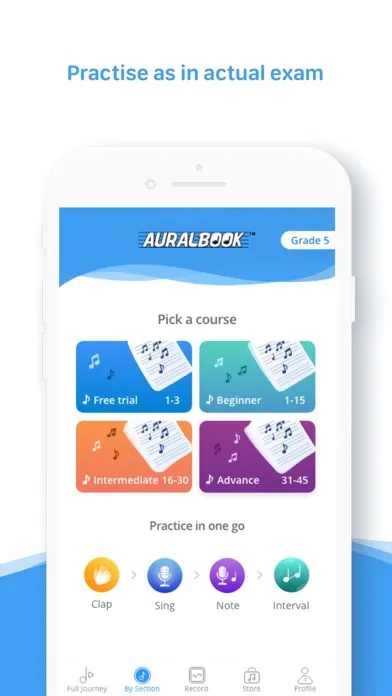 Captures d'écran de AURALBOOK for AMEB Grade 1-8