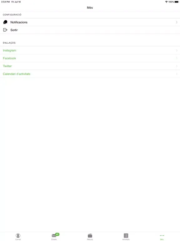 Club d'Esports de Muntanya iPad  스크린샷