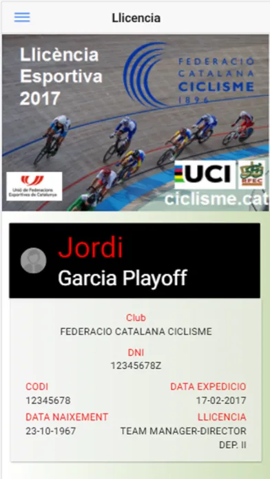 Скриншоты Federacio Catalana Ciclisme