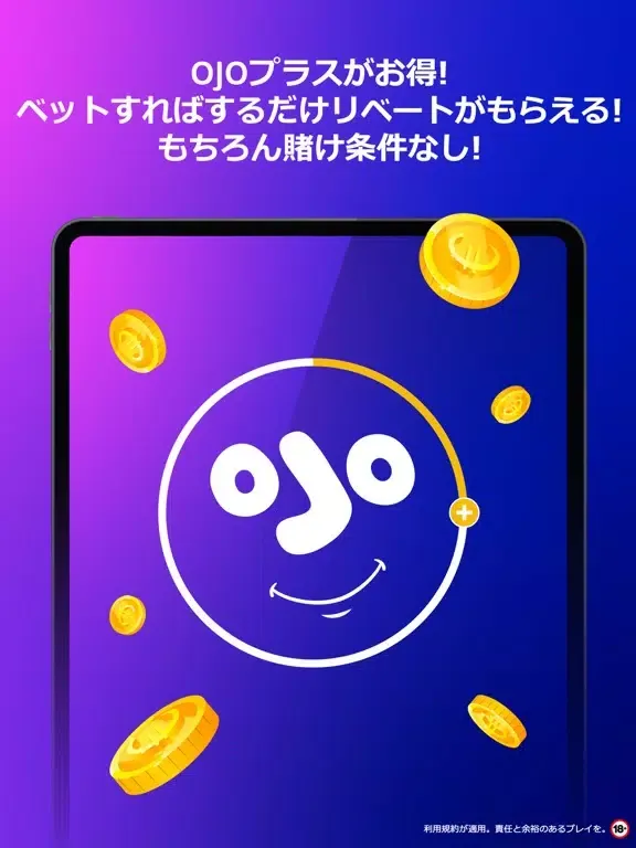 PlayOJO オンラインカジノ (プレイオジョ) iPad  Screenshots