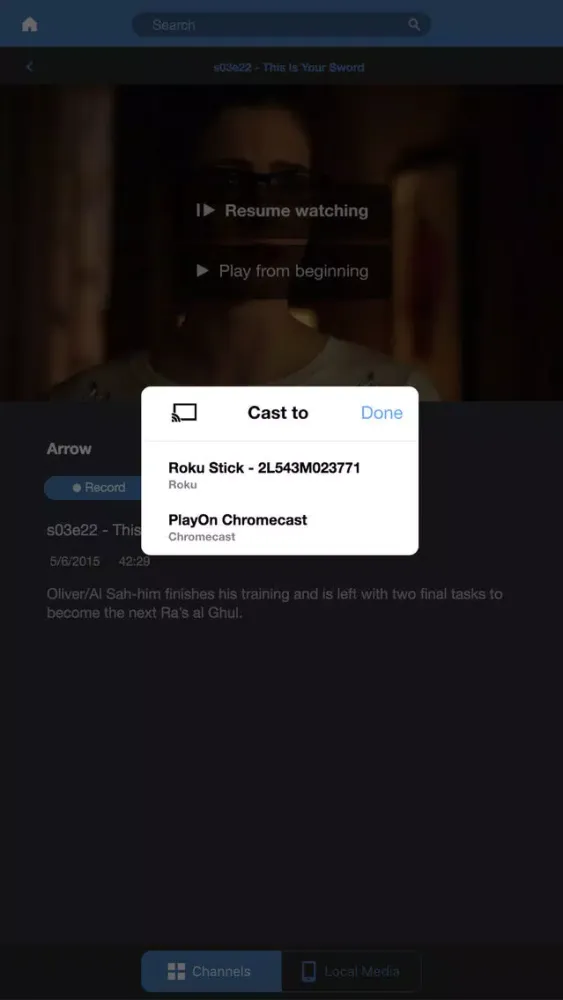 PlayOn Mobile स्क्रीनशॉट