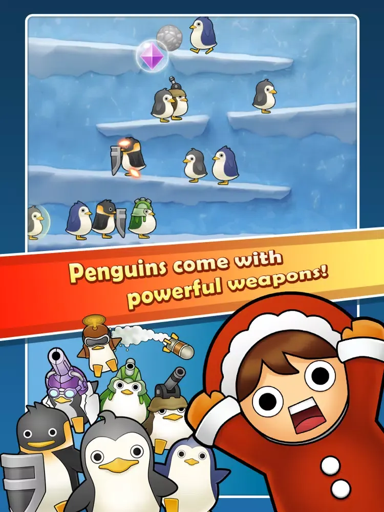 Penguins are coming iPad  Screenshots