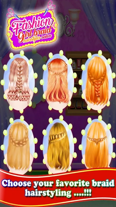 Fashion Girl Braid Hairstyles স্ক্রিনশট