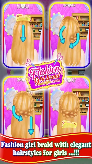 Fashion Girl Braid Hairstyles স্ক্রিনশট