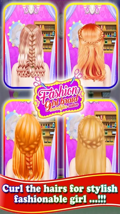 Fashion Girl Braid Hairstyles স্ক্রিনশট