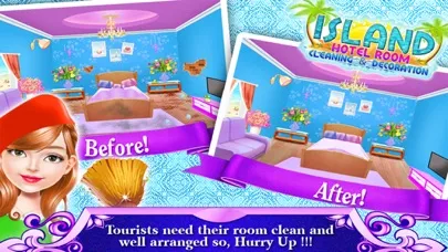 Tangkapan layar Island Hotel Room Cleanup