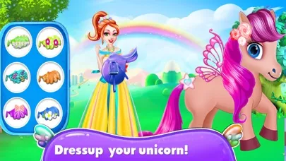 Zrzuty ekranu Unicorn Horse Groom & Caring