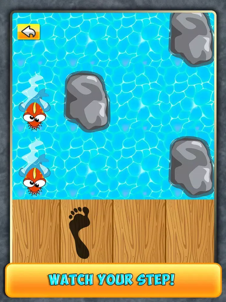 Capturas de tela do Don't Step There ! - A Fish Pond Adventure iPad 