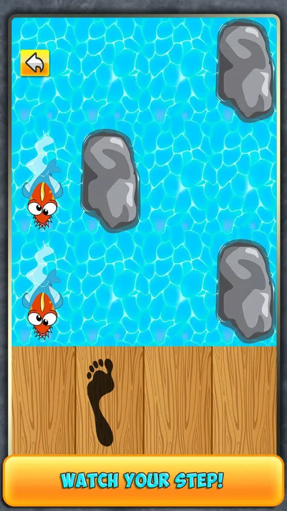 Capturas de tela do Don't Step There ! - A Fish Pond Adventure