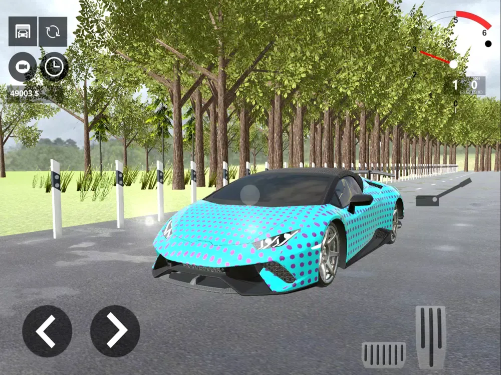 Ảnh chụp màn hình của Euro City Car Driving iPad 