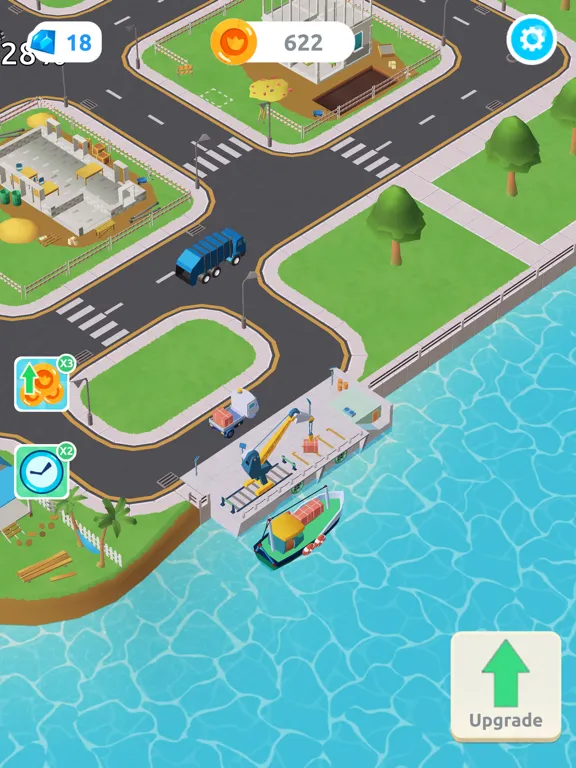 Zrzuty ekranu Idle Delivery Builder iPad 