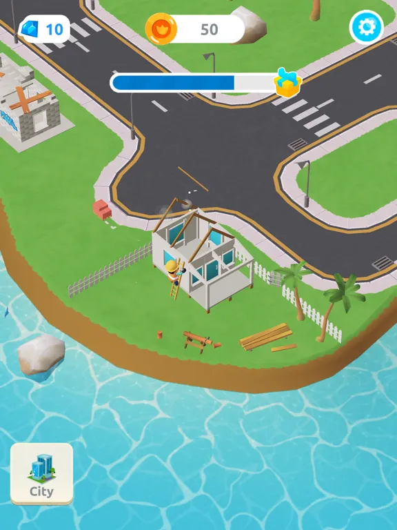 Zrzuty ekranu Idle Delivery Builder iPad 
