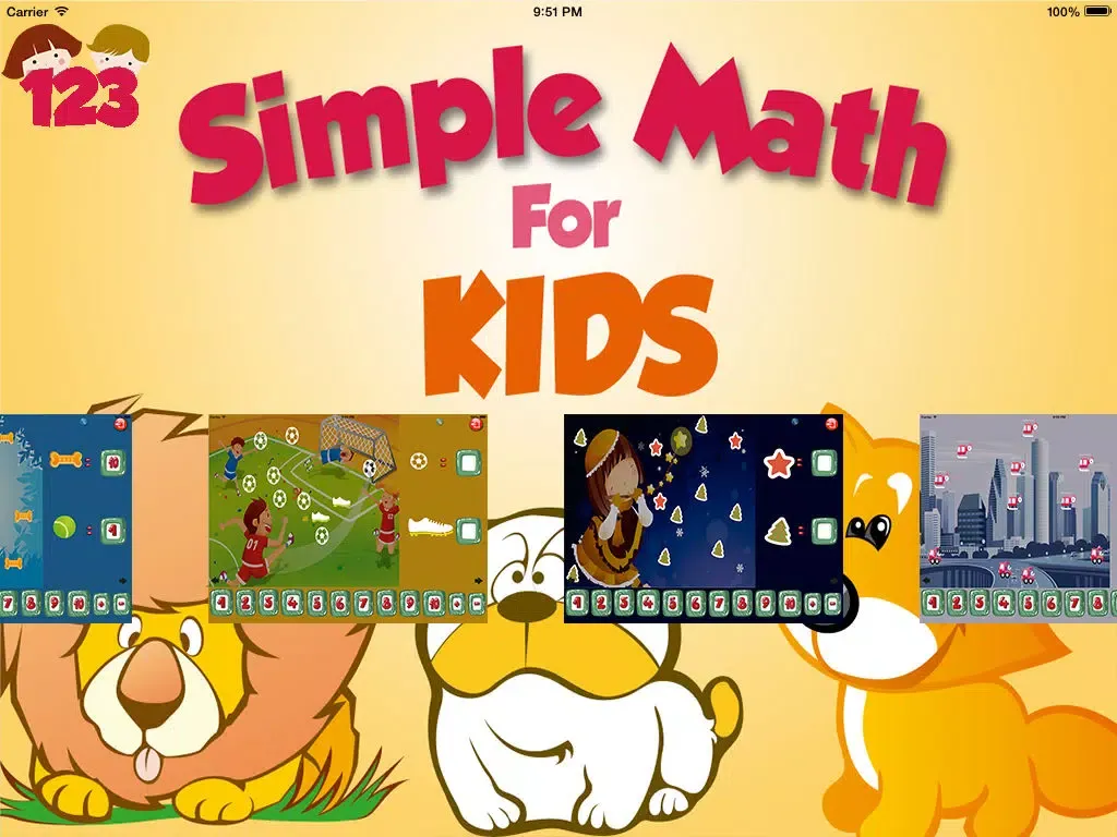 Simple Math 4 Kids - الرياضيات للصغار iPad  سکرین شاٹس