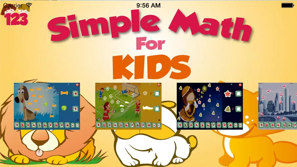 Simple Math 4 Kids - الرياضيات للصغار سکرین شاٹس