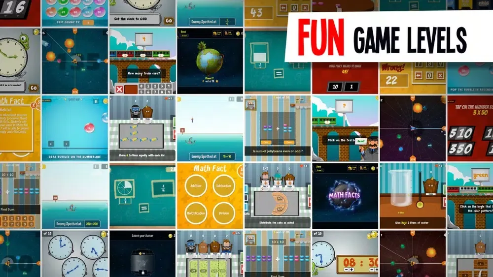 Ảnh chụp màn hình của 3rd Grade Math Planet - Fun math game curriculum for kids