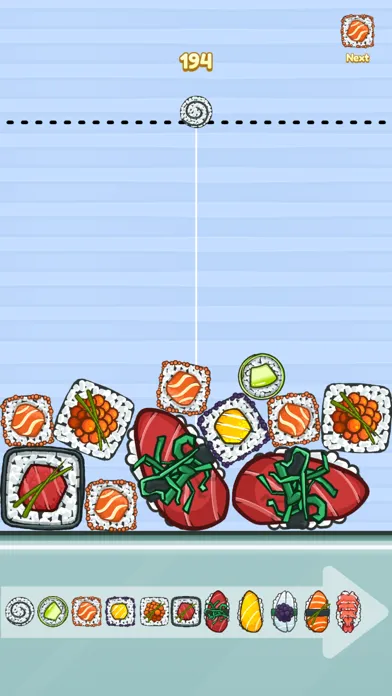 Giant Sushi: Merge Master Game Ekran Görüntüleri