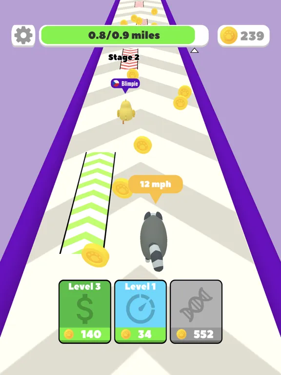 Capturas de tela do Idle Run: Animal Evolution 3D iPad 
