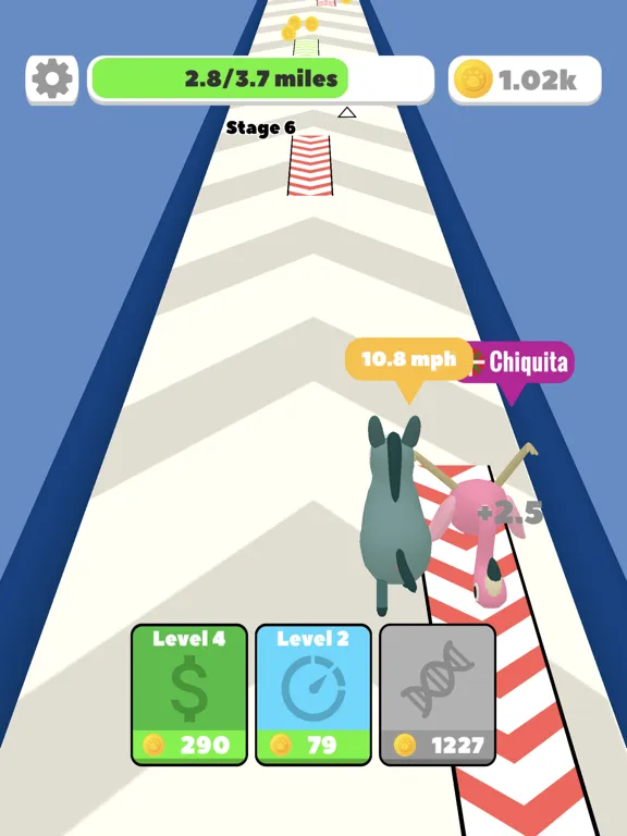 Capturas de tela do Idle Run: Animal Evolution 3D iPad 