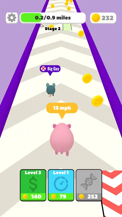 Capturas de tela do Idle Run: Animal Evolution 3D