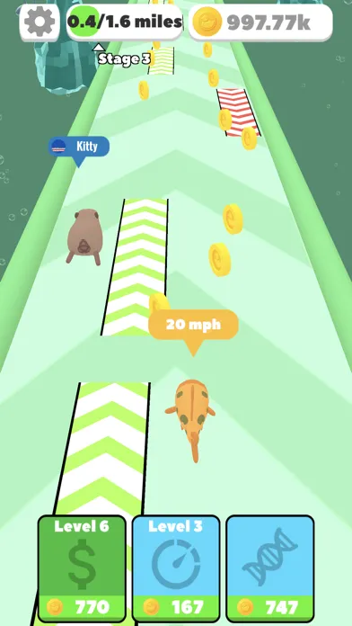 ภาพหน้าจอของ Idle Swim: Speed Evolution 3D