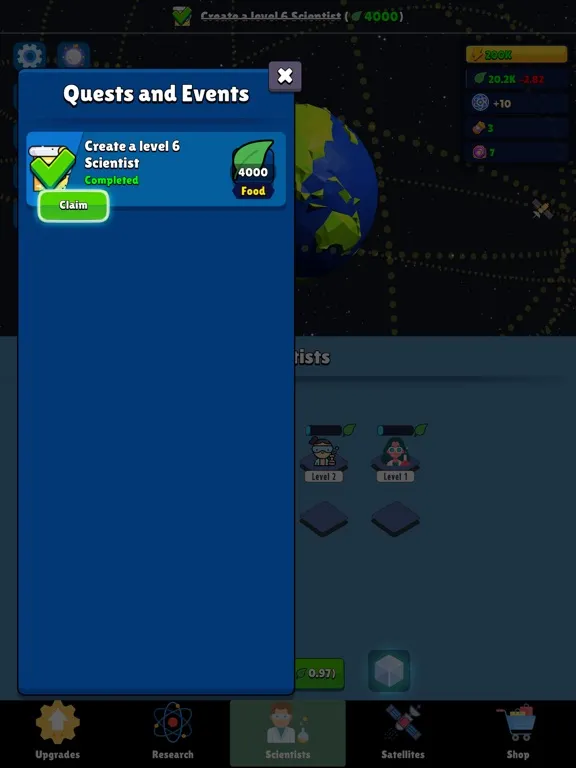 Ever Beyond: Idle Space Game iPad  স্ক্রিনশট