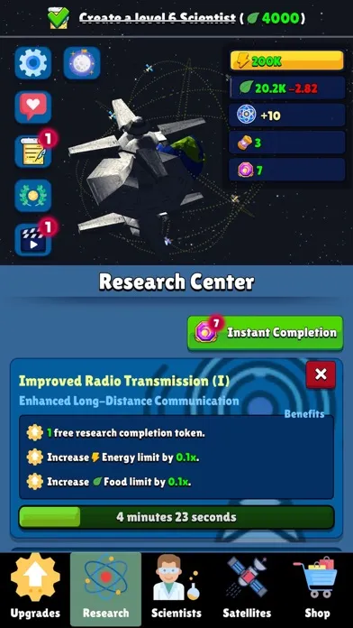 Ever Beyond: Idle Space Game স্ক্রিনশট