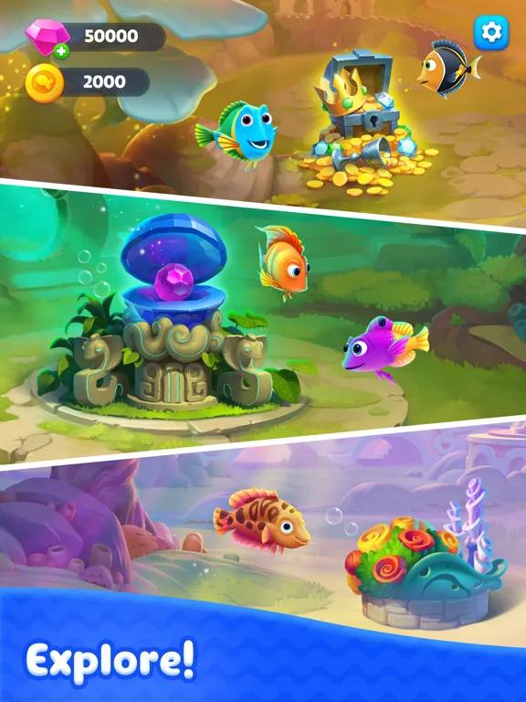 Fishdom Solitaire iPad  Screenshots