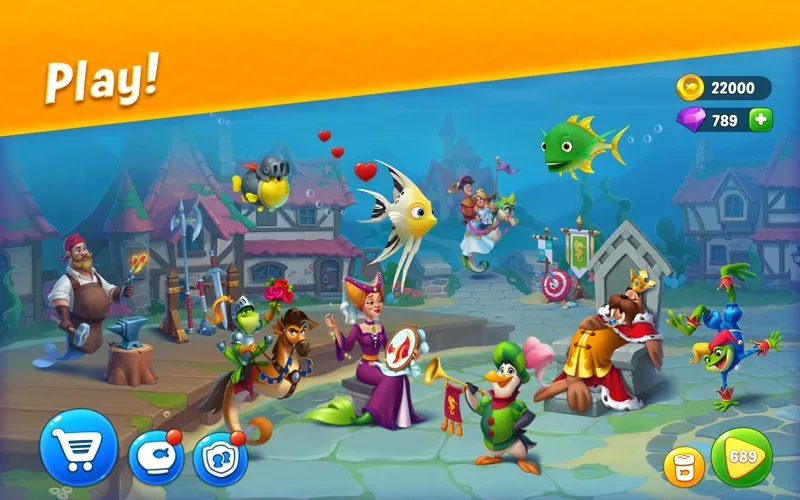 Capturas de pantalla de Fishdom