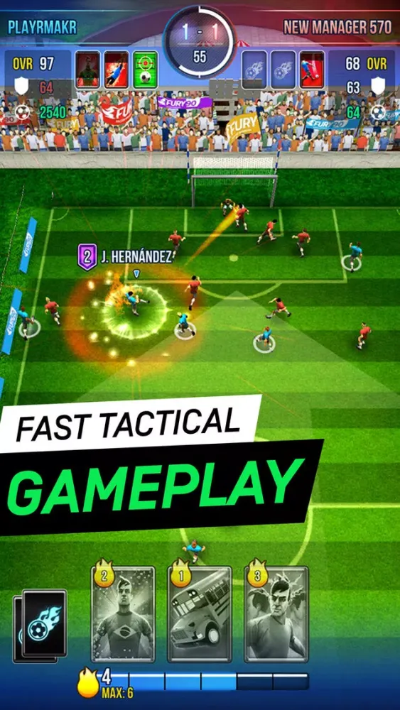 Ảnh chụp màn hình của Total Soccer: Road to Glory