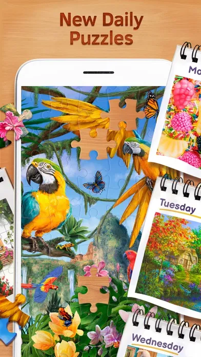 Capturas de tela do Best Jigsaw Puzzle Games HD