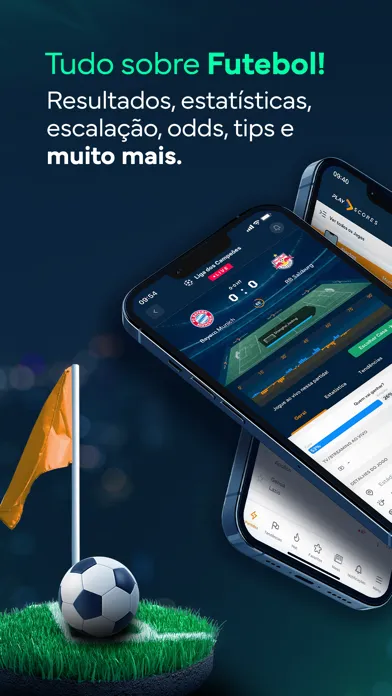 Tangkapan layar Playscores Resultados Ao Vivo