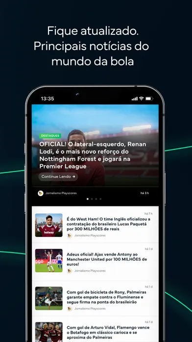 Tangkapan layar Playscores Resultados Ao Vivo